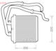 Heat Exchanger Cabin Heater Denso Drr12003