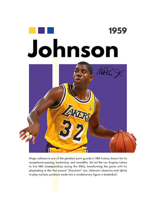 Poster NBA Greatness Series Magic Johnson SNK27...