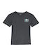 Παιδικό T-shirt Μαύρο Skeltone K