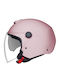 Nexx Y.10 Plain Pastel Pink Motorradhelm Jet DOT / ECE 22.06 1325gr mit Sonnenblende