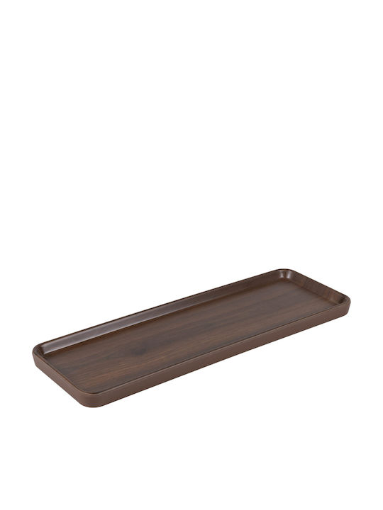 GTSA Serving Platter Rectangular Brown 35x12cm