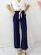 Damen Stoff Hose Marineblau