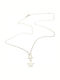 Charm mit Design Stern aus Silber