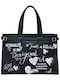 Damentasche Handtasche Schwarz
