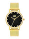 Visetti Women's Watch Battery with Gold Stainless Steel Bracelet 52Z-SW019GB