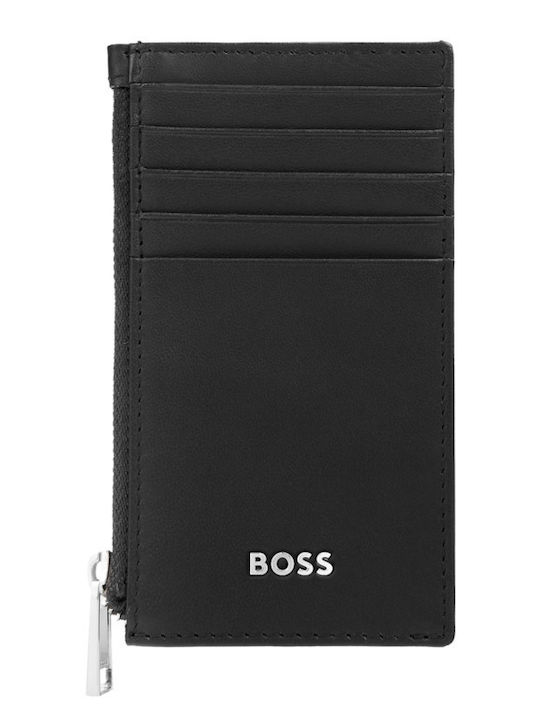 Leather Men's Wallet Cards Black