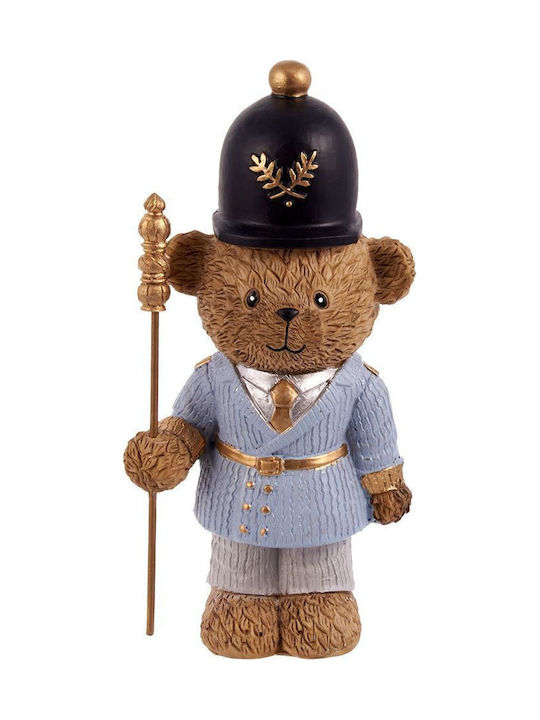 Bear Polyresin Light Blue 8.5x6x18.5 Cm 1 Piece Random Design 04.r-25138