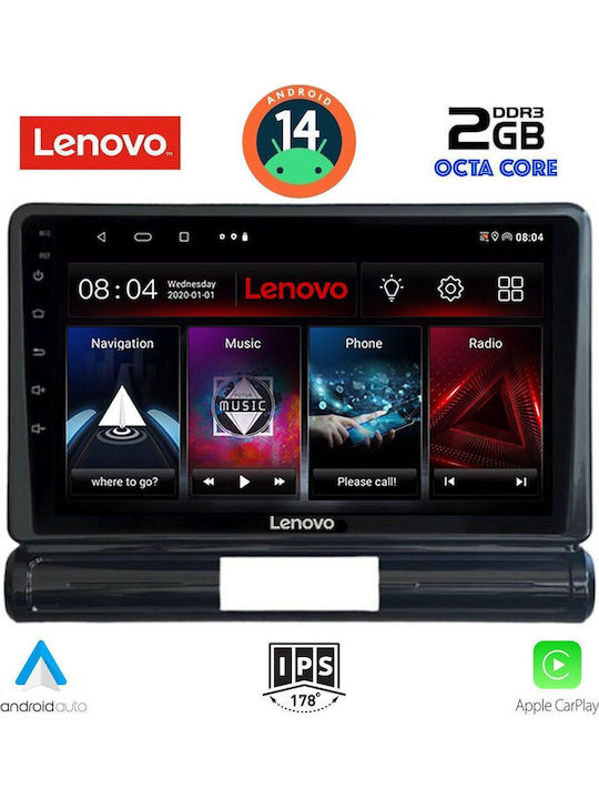 Lenovo Car Audio System for Citroen C3 / DS3 2016 (Bluetooth/USB/WiFi/GPS/Apple-Carplay/Android-Auto) with Touch Screen 9"