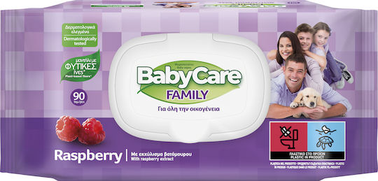 BabyCare Μωρομάντηλα χωρίς Οινόπνευμα & Parabens 90τμχ
