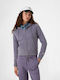 Women's Sweatshirt Jacket Hooded Purple