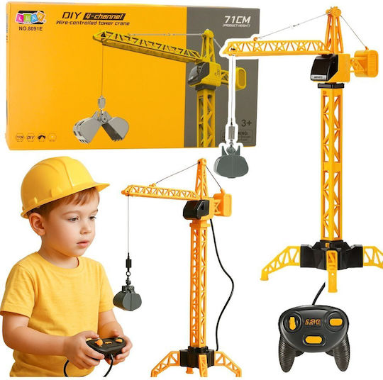 Lean Toys Remote Controlled Teleghidat Vehicul de construcție