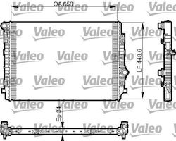 Radiator Engine Cooling Valeo 735549