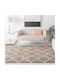 Moroccan Rug Rectangular Shaggy Beige