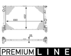 Kühler Motor Kühlung Mahle Cr 931 000p