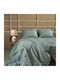 White Fabric Set Cearșafuri 230x250cm. Parisienne Benzină 4buc