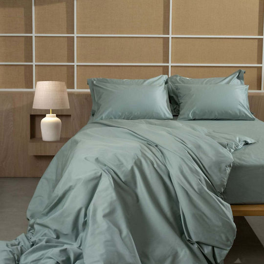White Fabric Set Cearșafuri 230x250cm. Parisienne Benzină 4buc