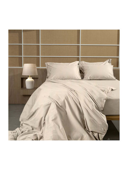 White Fabric Sheet Sets Queen 230x250cm. Parisi...