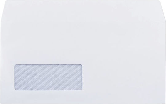 Matalon Set of Envelopes Correspondence with Adhesive 100pcs in White Color