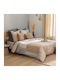 Bettbezug Übergröße 240x220 A-s Aiden Beige