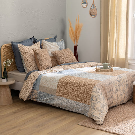 Bettbezug Übergröße 240x220 A-s Aiden Beige