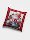 Weihnachtsdekorativer Kopfkissenbezug 45x45 Cotone Santa Quadrat