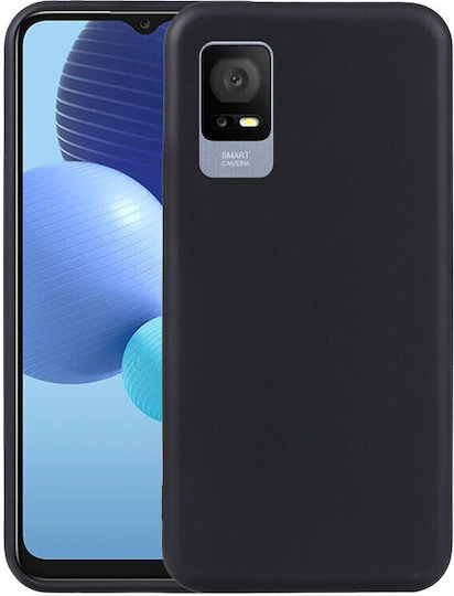 Umschlag Rückseite Silikon Schwarz (TCL 406)