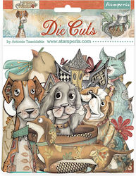 Die Cuts Stamperia Prieteni Pufosi