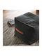 Bean Bag Stool Poof Nadinia Gray 40x50x50cm