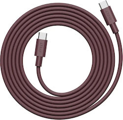 Data Fast Charging Cable Usb-c/usb-c Avolt X Bauhaus-archiv 2 Meters Burgundy