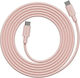 Data Fast Charging Cable Usb-c/usb-c Avolt 2 Meters Pink