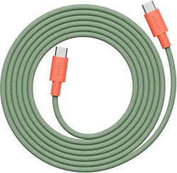 Data Fast Charging Cable Usb-c/usb-c Avolt X Bauhaus-archiv 2 Meters Green