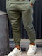 Pantaloni de trening cu Elastic Khaki