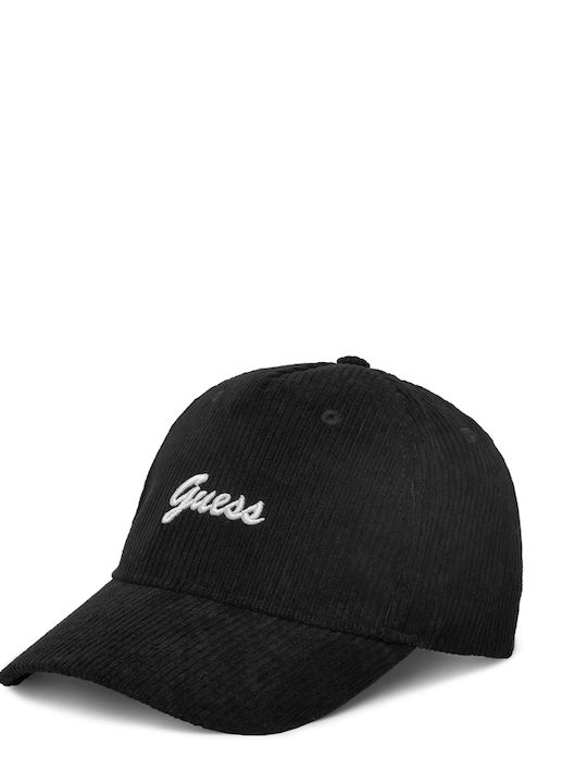 Guess Corduroy Baseball Cap Women Guess Μαυρο V5bz10wf760-jblk