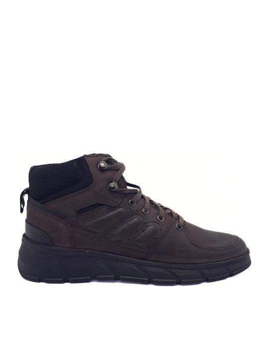 Leather Brown Men's Boots