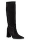 Synthetic Leather Women's Boots Black