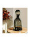 Koart Vază Decorativă Din Sticlă Rina Gri Y32cm