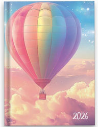 Tagebuch Design 14x21 2026 Airballon