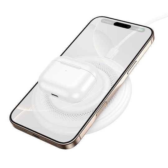 Borofone Wireless Charger (Qi Pad) 15W Whites (BQ40)