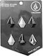 Volcom Stone Studs Подложки За Топка Черно Бяло