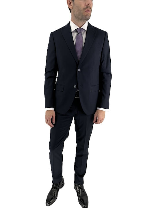 Iarna Costum Bărbați Blue