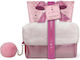 Folia Professional Glamorous Pink Pom Pom Σετ Περιποίησης για Καθαρισμό Σώματος 4τμχ