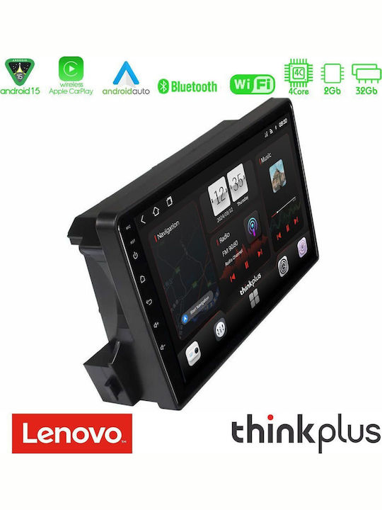 Lenovo Car Audio System for Ssangyong Actyon / Kyron 2005-2014 (Bluetooth/USB/WiFi/GPS/Apple-Carplay/Android-Auto) with Touch Screen 9"