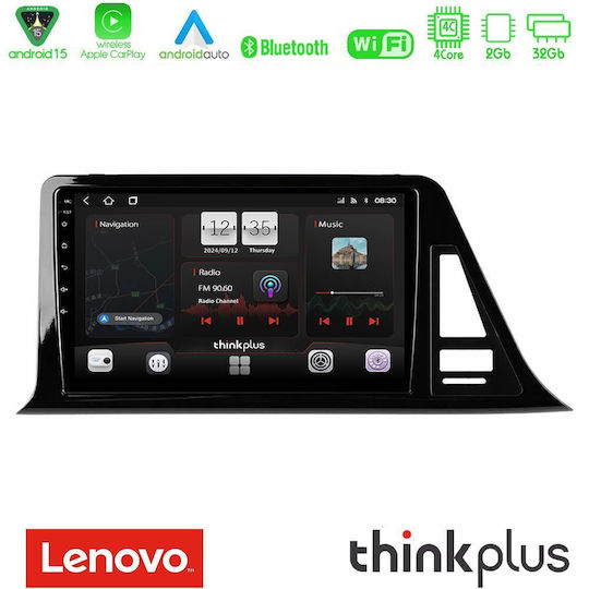Lenovo Ηχοσύστημα Αυτοκινήτου για Toyota C-HR 2017-2022 (Bluetooth/USB/WiFi/GPS/Apple-Carplay/Android-Auto) με Οθόνη Αφής 9"
