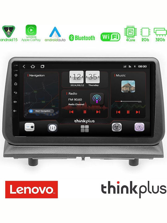 Lenovo Auto-Audiosystem Dodge Nitro 2007-2011 (Bluetooth/USB/WiFi/GPS/Apple-Carplay/Android-Auto) mit Touchscreen 9"