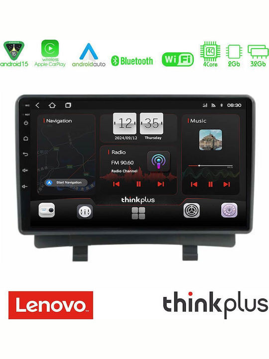 Lenovo Car Audio System for Opel Zafira 2012-2016 (Bluetooth/USB/WiFi/GPS/Apple-Carplay/Android-Auto) with Touch Screen 9"