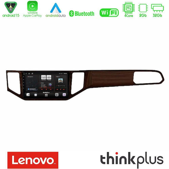Lenovo Car Audio System for Volkswagen Sportsvan 2014-2020 (Bluetooth/USB/WiFi/GPS/Apple-Carplay/Android-Auto) with Touch Screen 9"