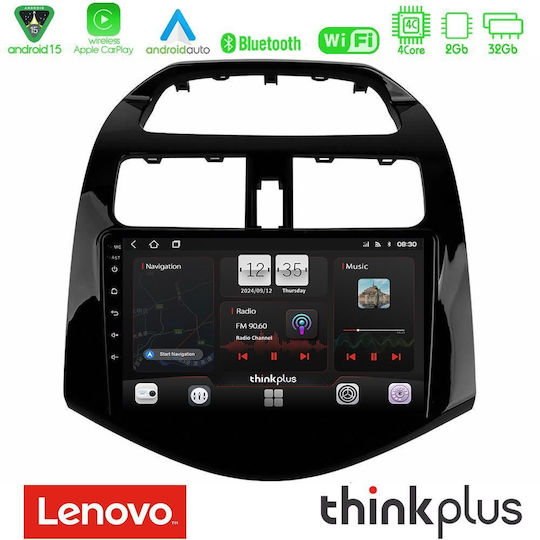 Lenovo Car Audio System for Chevrolet Spark 2009-2015 (Bluetooth/USB/WiFi/GPS/Apple-Carplay/Android-Auto) with Touch Screen 9"