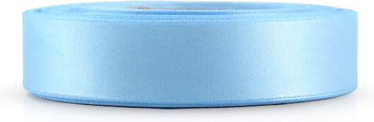 Сатен Лента Едноцветна Light Blue 50метри с ширина 23мм