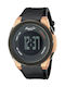 Kenneth Cole Digital Men's Watch 47mm Battery with Black Rubber Strap
