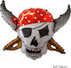 29'' Pirates Balloon Skull